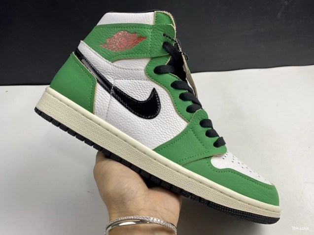 Cheap TBK DB4612-300 Jordan Lucky Air 1 High Retro Green 0705